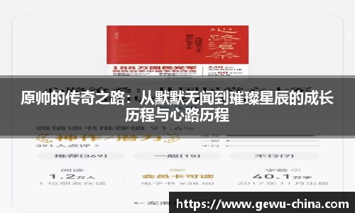 原帅的传奇之路：从默默无闻到璀璨星辰的成长历程与心路历程